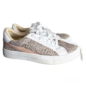 Universal Threads Brittin Leopard Print Lace Ups Shoes Fashion Sneakers Size 7
